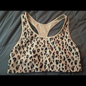 Old Navy Active Cheetah Sports Bra